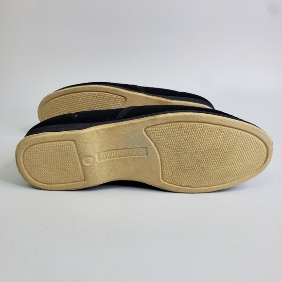 Foamtreads Regal 2 Slippers Black Men\'s  Size 9 Shoes